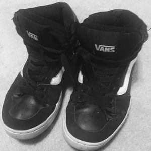 Classic black hi-top vans